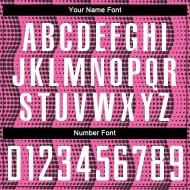 Maillot de football personnalisé rose et blanc par sublimation Maillot de football personnalisé rose et blanc par sublimation